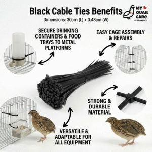 30cm Black Cable Tie