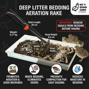 Deep Litter Bedding Aeration Rake