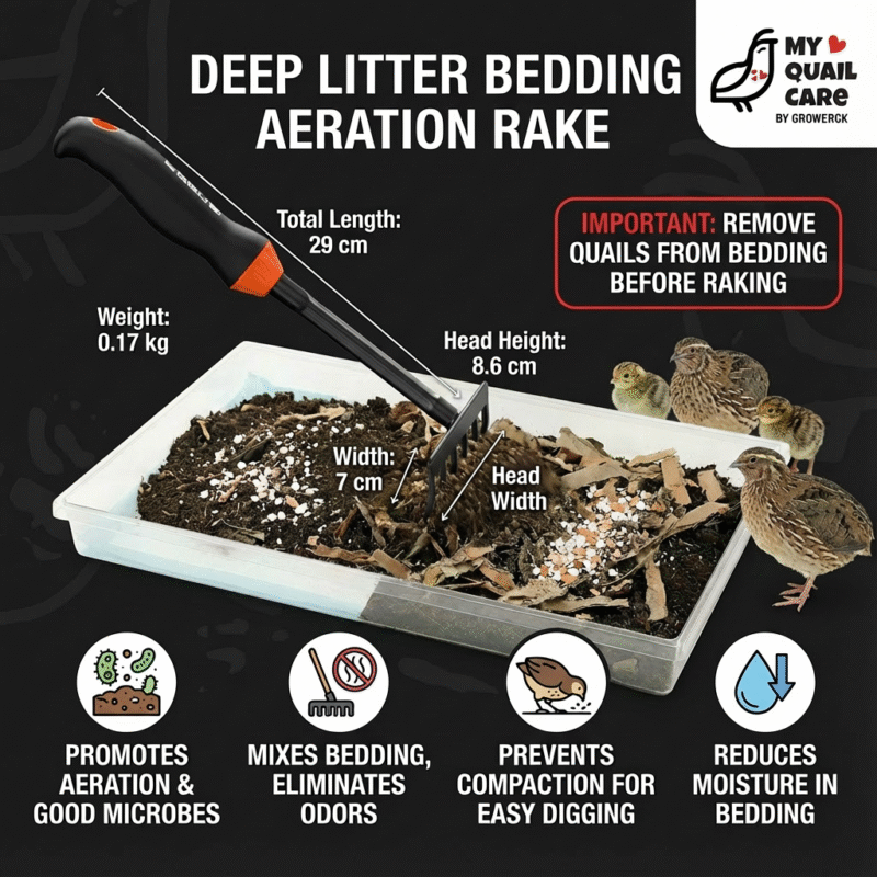 Deep Litter Bedding Aeration Rake