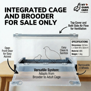 Integrated Cage and Brooder For Sale Only