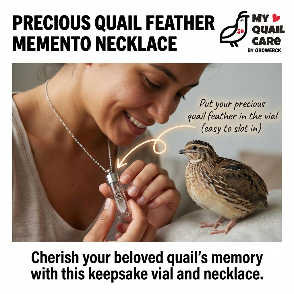 Quail Feather Memento Necklace _ Custom Pet Jewelry Quail Feather Memento Necklace _ Custom Pet Jewelry